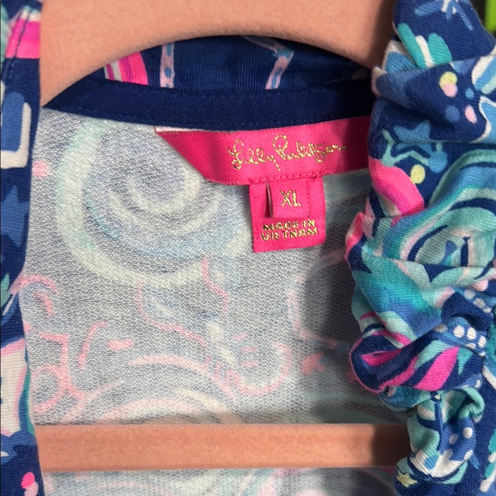 Lilly Pulitzer Blue and Pink Dress